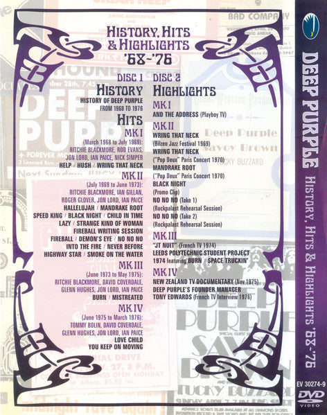 Deep Purple – History, Hits & Highlights '68 - '76 - Music Madness