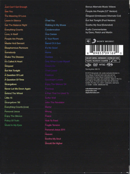 Depeche Mode – Video Singles Collection - Music Madness