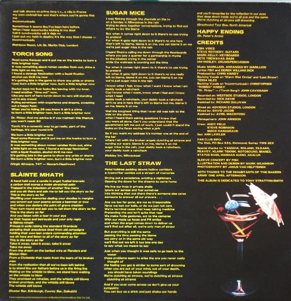 Marillion – Clutching At Straws - Music Madness