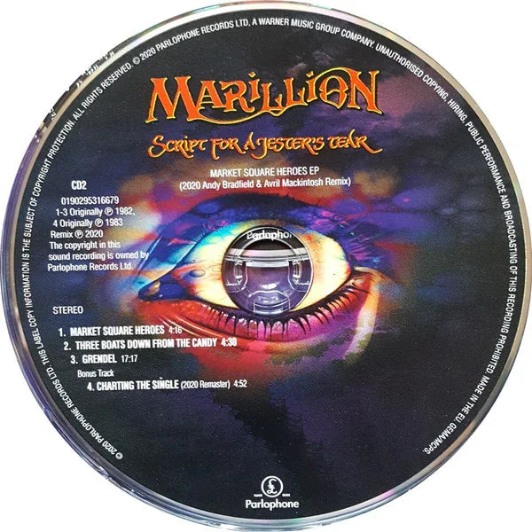 Marillion – Script For A Jester's Tear - Music Madness
