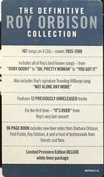 Roy Orbison – The Soul Of Rock And Roll - Music Madness