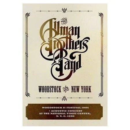 The Allman Brothers Band – Woodstock And New York DVD - Music Madness
