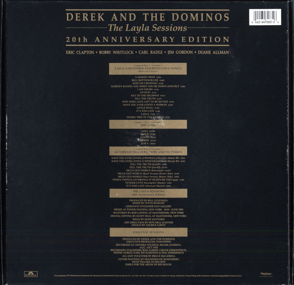 Derek And The Dominos* ‎– The Layla Sessions: 20th Anniversary Edition - Music Madness 