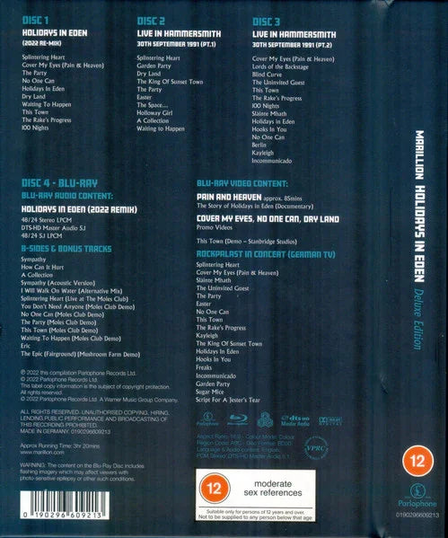 Marillion – Holidays In Eden - Music Madness 