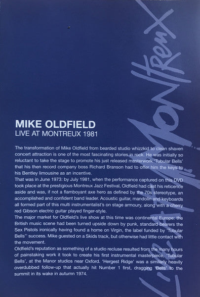 Mike Oldfield – Live At Montreux 1981 - Music Madness 