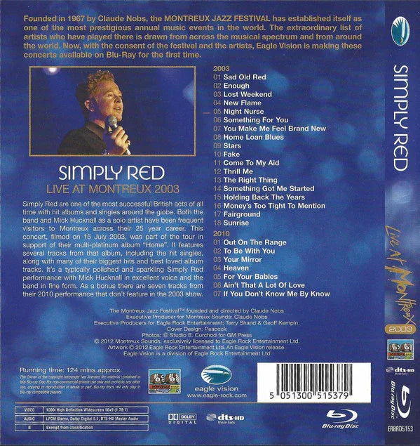 Simply Red ‎– Live At Montreux 2003 - Music Madness 